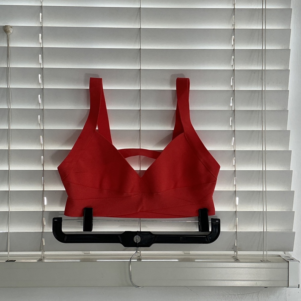 Stylish Coral Crop Top